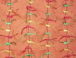 Linen Filly Orange Fabric